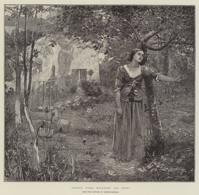Joan of Arc Listening to the Voices by Emile Bastien Lepage